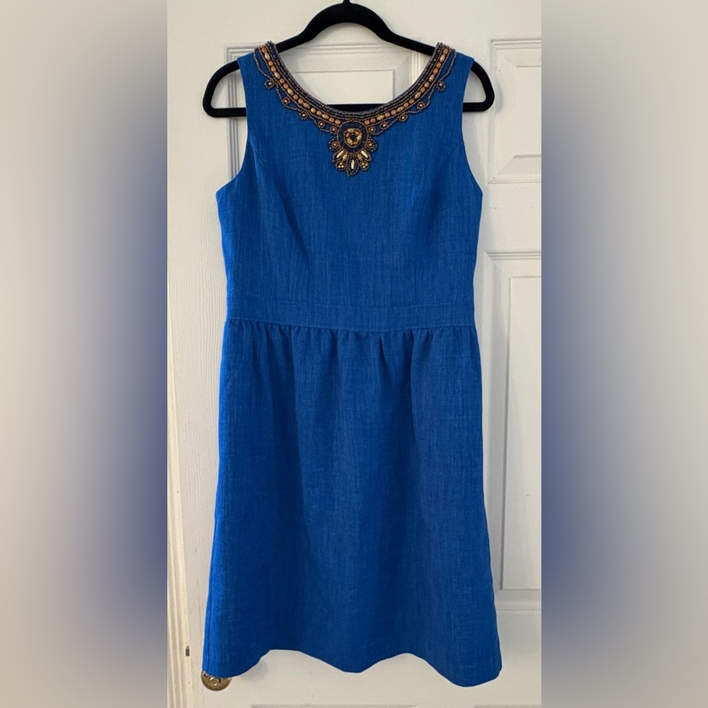 Ellen Tracy Vibrant Blue Kids Dress
